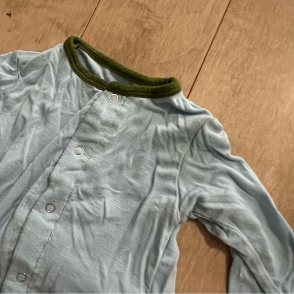 KicKee Pants Long Sleeve Sleeper Footie Pajama Bamboo - Picture 6 of 6